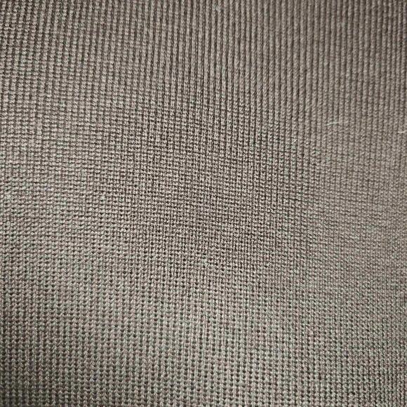 Peter Nygard Collection 1XL Brown Embroidered Leather and Knit Zip Jacket NWT - Picture 6 of 10